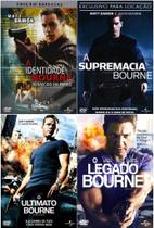 colecao bourne dvd (5 dvds) dvd original lacrado