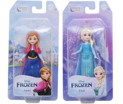 Coleção c/ 2 Mini Bonecas Princesas Disney Frozen 9 cm HPD4X - Mattel