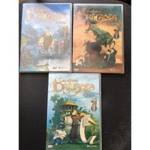 colecao cacadores de dragoes filme + serie 1 2 3 dvd (4dvds) original lacrado - imagem
