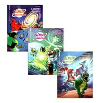 Coleção Ciência em Quadrinhos Brochura Capa em Papel Cartão 3 Livros Editora Culturama