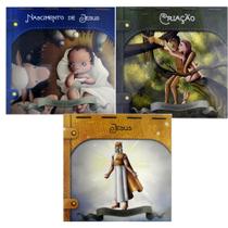 Coleção Clássicos Bíblicos Jesus + Clássicos Bíblicos (Criação) + Clássicos Bíblicos (Nascimento De Jesus)