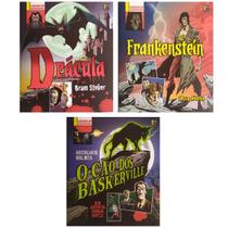 Coleção Clássicos de Terror em Quadrinhos com 3 Livros - Editora Pé da Letra