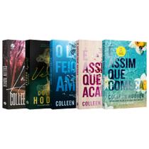 Coleção Colleen Hoover - 5 livros: É assim que acaba + Começa + Verity + Layla + O lado feio do amor