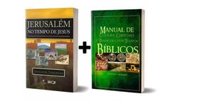 Coleção Com 2 Livros Jerusalém No Tempo De Jesus + Cultura nos tempos bíblicos
