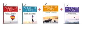 Coleção com 4 livros Augusto Cury - O psiquiatra mais lido do mundo