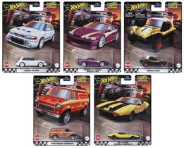 Coleção com 5 Miniaturas Boulevard - Mix Y - 1/64 - Hot Wheels Premium
