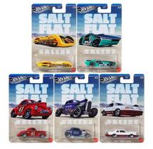 Coleção com 5 Miniaturas Salt Flat Racers - 1/64 - Hot Wheels
