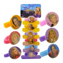 Coleção com 6 Chiquinhas de Cabelo Hannah Montana Disney