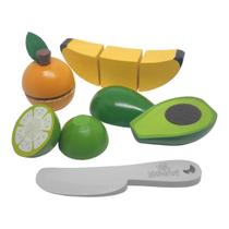 Coleção Comidinhas Kit 4 Frutinhas com corte Coleção Comidinhas Kit 4 Frutinhas com corte