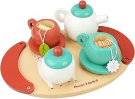 Coleção Comidinhas - Kit Chá de Madeira infantil 11Pçs - NewArt Coleção Comidinhas - Kit Chá de Madeira infantil 11Pçs - NewArt