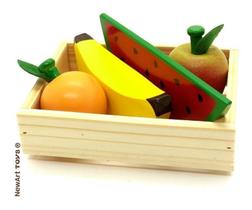 Coleção Comidinhas - Kit Com 4 Frutinhas Sem Corte - Newart