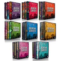 Coleção Completa Agatha Christie - 8 Box de livros de Mistério e Suspense