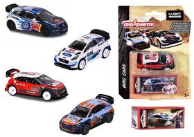 Coleção Completa c/ 4 Miniaturas WRC Cars - World Rally Championship - 1/64 - Majorette