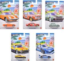 Coleção Completa com 5 Miniaturas J-Imports - 1/64 - Hot Wheels