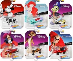 Coleção Completa - Disney Character Cars - Serie 4 - 1/64 - Hot Wheels
