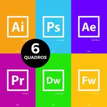 Coleção Completa Softwares Adobe - QUAD