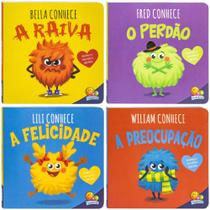 Coleção conhecendo emoções - 4 vol (todolivro): raiva + perdão + felicidade + preocupação