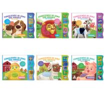 Coleção Conhecendo Os Sons Dos Animais Com Texturas (6 Livros Sonoros): Vaca, Cachorro, Leão, Ovelha, Pintinho e Porco Coleção Conhecendo Os Sons Dos Animais Com Texturas (6 Livros Sonoros): Vaca, Cachorro, Leão, Ovelha, Pintinho e Porco
