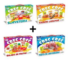 Coleção Crec Crec Brinquedo Comidinha Big Star 4 Unidades Coleção Crec Crec Brinquedo Comidinha Big Star 4 Unidades