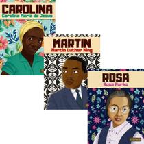 Coleção Cultura Afro (Carolina Maria De Jesus + Martin Luther King + Rosa Parks)