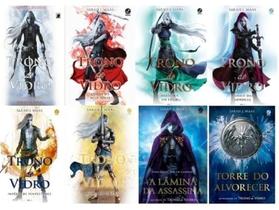 Coleção Da Série Trono De Vidro 8 Livros Sarah J. Maas