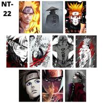 Coleção De 10 Placas 13x20 Do Mangá Naruto,Realistas E Impecáveis