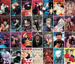 Coleção de 28 volumes de Jujutsu Kaisen Viz Media Akutami Coleção de 28 volumes de Jujutsu Kaisen Viz Media Akutami