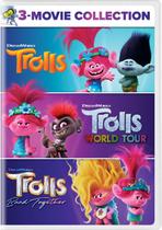 Coleção de 3 filmes em DVD Trolls