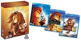 Coleção de 3 Filmes O Rei Leão 1-3 em Blu-ray Coleção de 3 Filmes O Rei Leão 1-3 em Blu-ray
