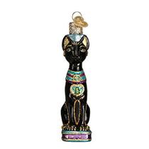 Coleção de amante de Natal do velho mundo Glass Blowown Ornaments para o gato egípcio da árvore de Natal