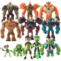Coleção de bonecos Earth Defenders Ben 11Pc Teenage