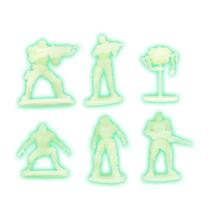 Coleção de bonecos em miniatura Gears of War Nanoforce, pacote com 6