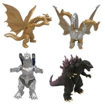 Coleção de bonecos Monster Mechanical Godzillaes x4 Coleção de bonecos Monster Mechanical Godzillaes x4