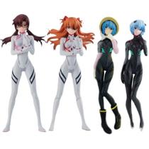Coleção de brinquedos de figuras de anime 4 peças Ayanami Reis Asuka 12,5 cm Coleção de brinquedos de figuras de anime 4 peças Ayanami Reis Asuka 12,5 cm
