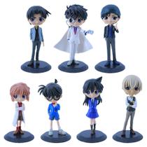 Coleção de brinquedos de figuras de anime Detective Conans, modelo de 7 unidades