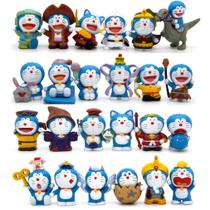 Coleção de brinquedos de figuras de anime Doraemons, 24 unidades, modelo 3,2-4,5 cm