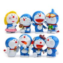 Coleção de brinquedos de figuras de anime Doraemons Nobita, modelo de 8 unidades Coleção de brinquedos de figuras de anime Doraemons Nobita, modelo de 8 unidades