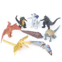 Coleção de brinquedos de figuras de anime Ghidorah Mothra Laraton 8 unidades Coleção de brinquedos de figuras de anime Ghidorah Mothra Laraton 8 unidades