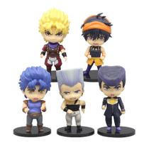 Coleção de brinquedos de figuras de anime Jojo's Bizarre Adventures x5