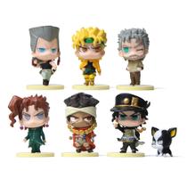 Coleção de brinquedos de figuras de anime Jojos Bizarre Adventure 7 unidades