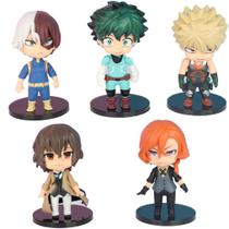 Coleção de brinquedos de figuras de anime modelo D My Heros Academia, 5 unidades Coleção de brinquedos de figuras de anime modelo D My Heros Academia, 5 unidades