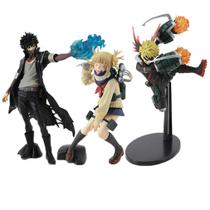 Coleção de brinquedos de figuras de anime My Heros Academias 3 unidades Coleção de brinquedos de figuras de anime My Heros Academias 3 unidades