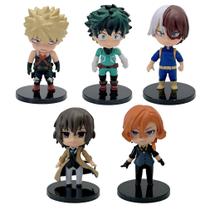 Coleção de brinquedos de figuras de anime My Heros Academias 5 unidades Coleção de brinquedos de figuras de anime My Heros Academias 5 unidades