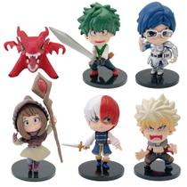 Coleção de brinquedos de figuras My Heros Academias Anime 6 unidades de 10 cm Coleção de brinquedos de figuras My Heros Academias Anime 6 unidades de 10 cm