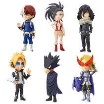 Coleção de brinquedos de figuras My Heros Academias Anime 6 unidades