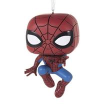 Coleção de enfeites de Natal Funko POP! Marca registrada do Homem-Aranha Coleção de enfeites de Natal Funko POP! Marca registrada do Homem-Aranha