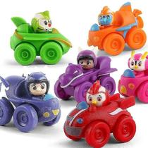 Coleção de figuras Top Wing, 7 cm, 6 peças com scooter para crianças Coleção de figuras Top Wing, 7 cm, 6 peças com scooter para crianças
