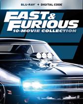 Coleção de filmes Velozes e Furiosos 10 Blu-ray + Digital