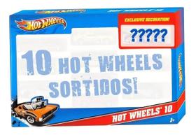 Coleção De Hotwheels Kit Com 10 Carrinhos Sortidos - Mattel