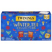 Coleção de inverno Tea Twinings, 60 saquinhos de chá, edição limitada